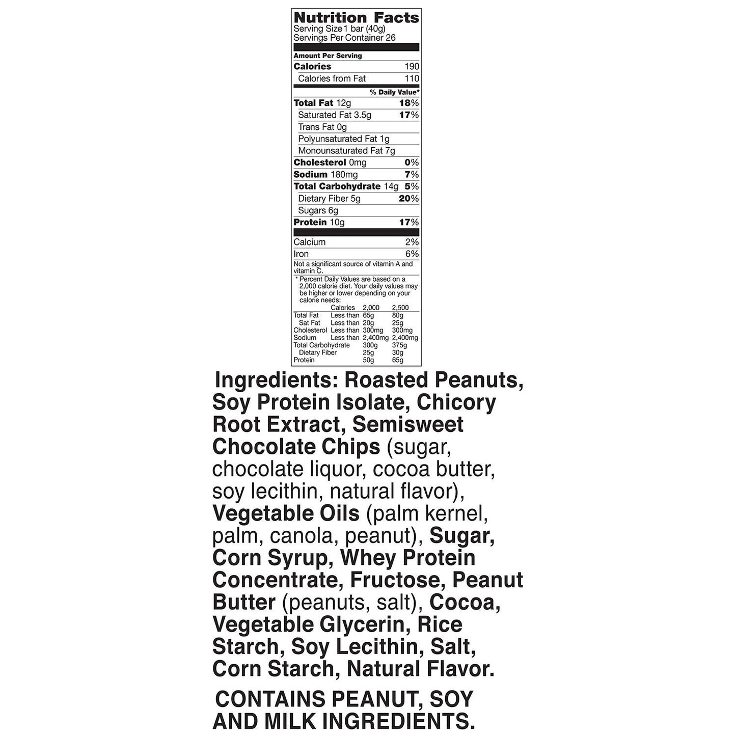 Nature Valley Protein Peanut Butter Dark Chocolate Gluten-free Chewy Bars (1.42 oz., 26 packk.)