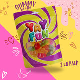 Assorted Gummy Bears, Halal Candy Bulk 2 Pound Bag | Fruit Flavored Gummy Bears Candy | Sweet & Chewy Bear Gummies for Parties, Candy Buffets, Goodie