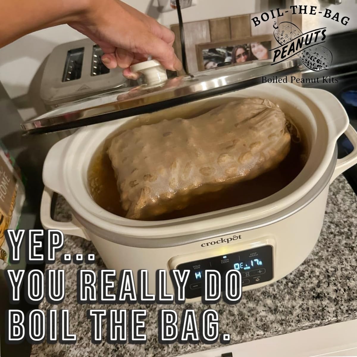 Boiled Peanuts Kit | Contains Premium In Shell Peanuts, Salt, and a Unique Seasoning Blend in a Muslin Cooking Bag | 2 Kits of Buffalo Wing Flavor