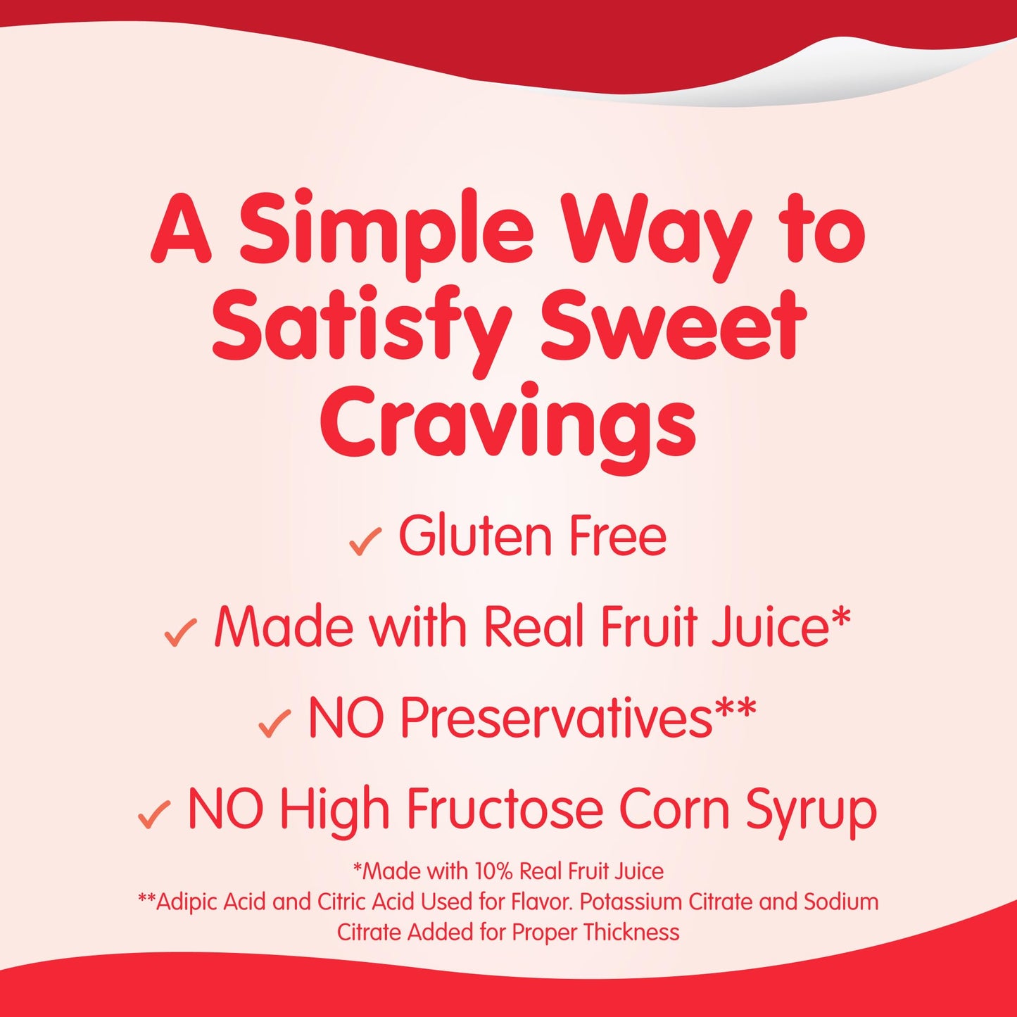 Snack Pack Strawberry Flavored Juicy Gels Cups, 3.25 oz., 4-Count