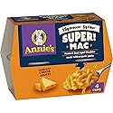 Annie's Super! Mac Microwave Pasta and Real Aged Cheddar Cups, 4 Ct, 11.44 oz