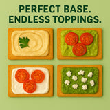 Only Kosher Candy Melba Toast Flatbread Crackers Classic Original Kosher Parve with No Artificial Flavor, Fresh Natural Ingredients, Kosher Certified