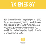 AriZona Rx Energy Herbal Tonic, 20 Fl Oz (Pack of 12)