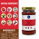 Thai Red Curry Paste 4 Oz Pack of 2 | Vegan, Gluten Free, Nut Free | Elevate your dishes with Authentic Spices | Eastern Blue Thai Curry Paste | 125