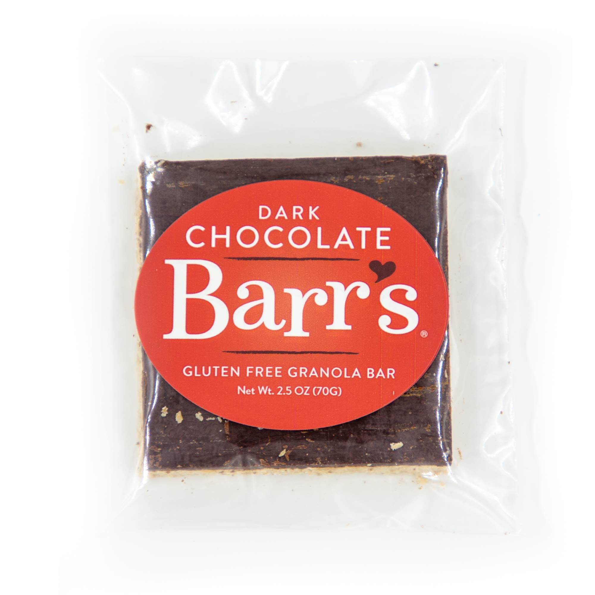 Mrs. Barr’s Natural Foods Granola Bars | Dark Chocolate | Certified Organic Gluten Free Oats | Soft Texture | Small Batch | Gourmet Quality | Real