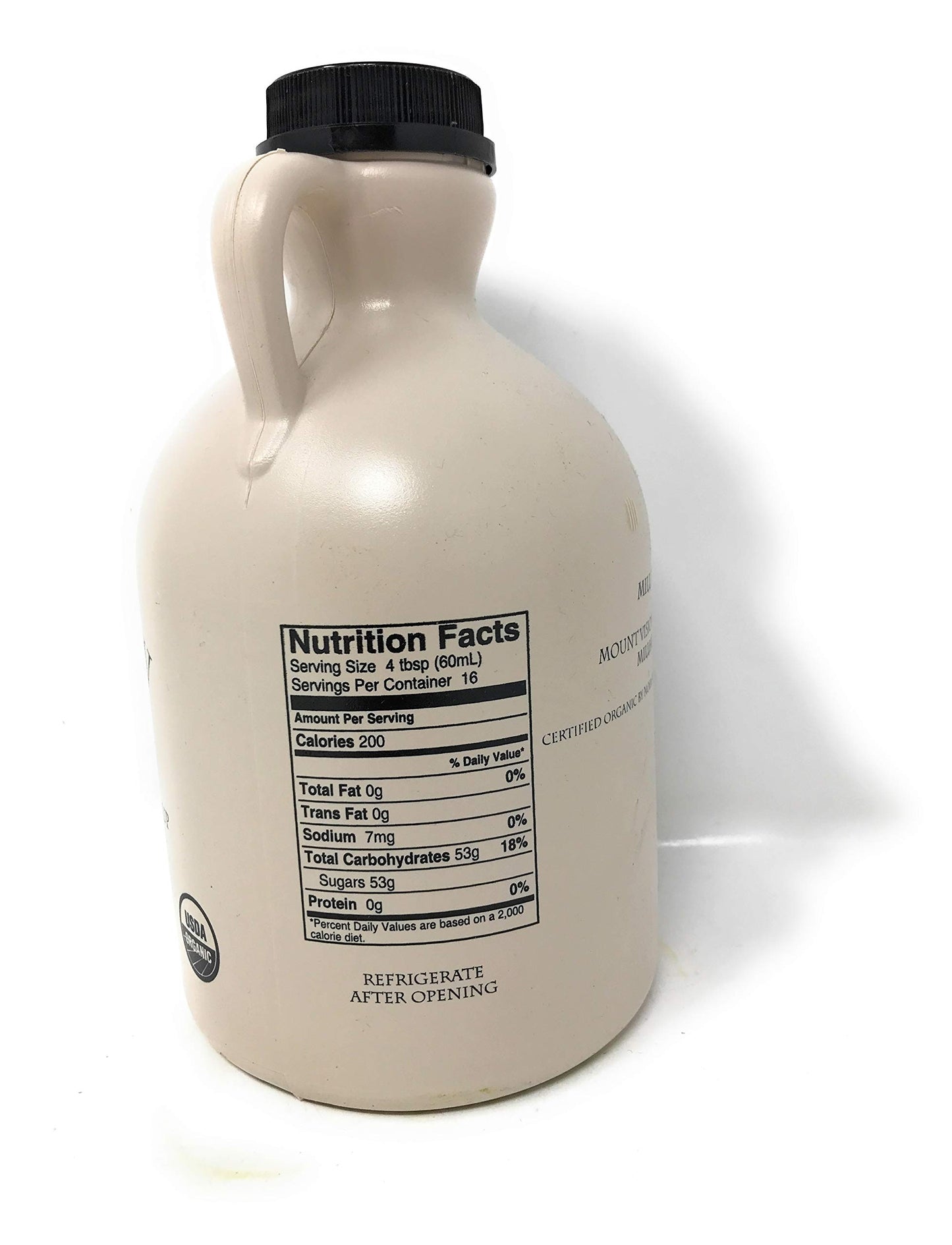 Mill Hollow Maple Organic Amber NY Grade A Maple Syrup, 1 QT