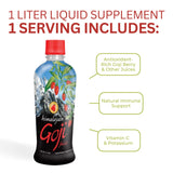Youngevity Himalayan Goji Berry Juice - Premium Quality 100% Natural Goji Juice - Vitamin and Antioxidant Rich Superfruit Supplement - No Added Sugar