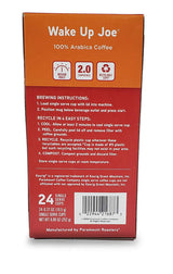 Joe Knows Coffee, Wake Up Joe Medium Roast 24 Single Serve Coffee