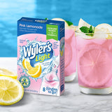 Wyler’s Light Pink Lemonade, Singles To Go, 8 Drink Sticks Per Box, 4 Boxes (32 Sticks Total)
