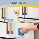 Zep Home Pro Heavy-duty All-Purpose Cleaner - 32 oz (Pack of 1) R61306 - Removes tough grime from multiple surfaces throughout the home and leaves