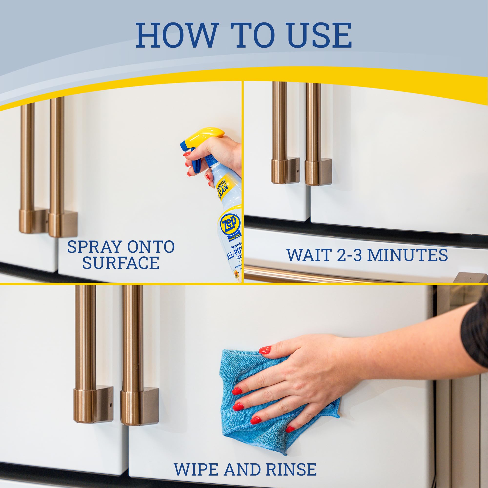 Zep Home Pro Heavy-duty All-Purpose Cleaner - 32 oz (Pack of 1) R61306 - Removes tough grime from multiple surfaces throughout the home and leaves