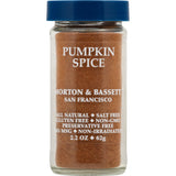 Morton & Bassett Pumpkin Spice, 2.2oz - Salt-Free, Non-GMO, Seasoning Blend for Fall & Holiday Baking