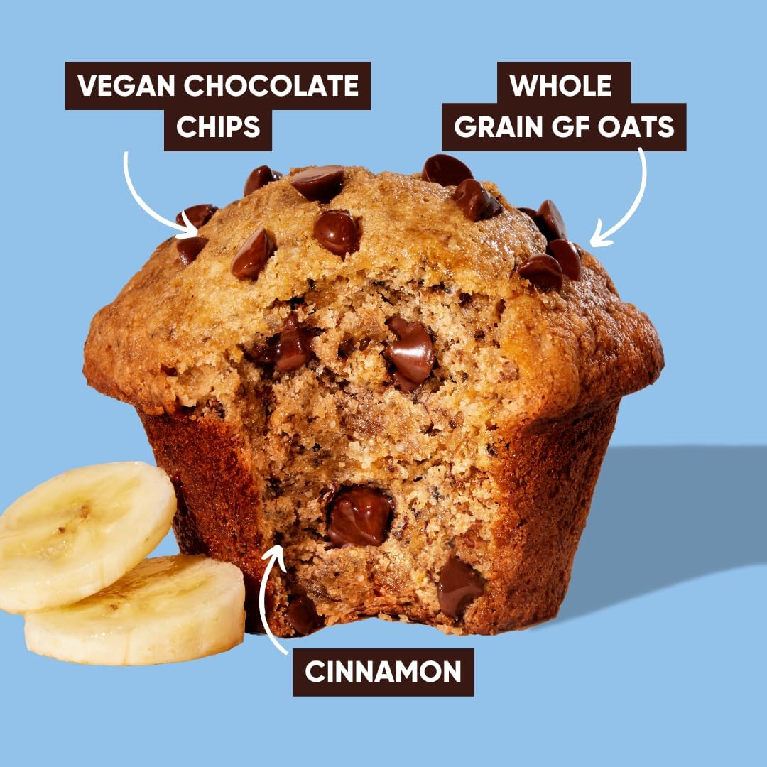 GoNanas Banana Bread Mix Variety Pack. Vegan, Gluten Free Healthy Snacks. Oat Flour Banana Bread or Banana Muffin Mix. Women Owned, US Ingredients, Dairy Free, Nut Free, Delicious Snacks (3 Pack)