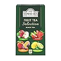 Ahmad Tea Herbal Tea, Fruit Selection, 4 Teas Apple Refresh, Peach and Passion Fruit, Srawberry Sensation, and Lemon and Lime Twist Teabags, 20 ct