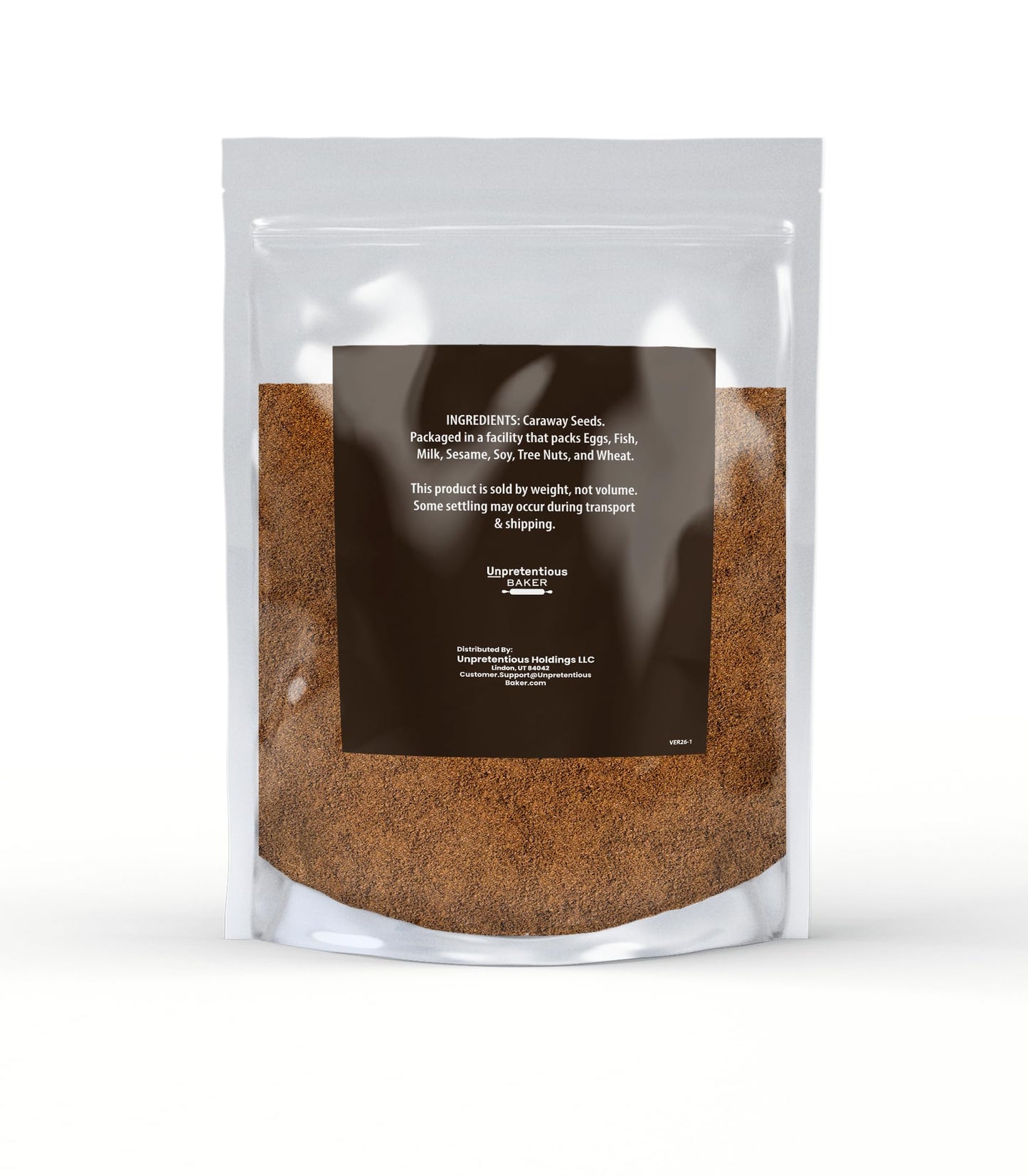 Unpretentious Ground Caraway Seeds, 2 lb, Highly Aromatic, Mild Anise Flavor