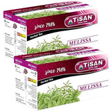 Tisan Melissa Tea (Lemon Balm) - 40 Individually Wrapped Tea Bags | Naturally Caffeine Free Herbal Infusion | Light Citrusy Notes and Gentle Aroma |