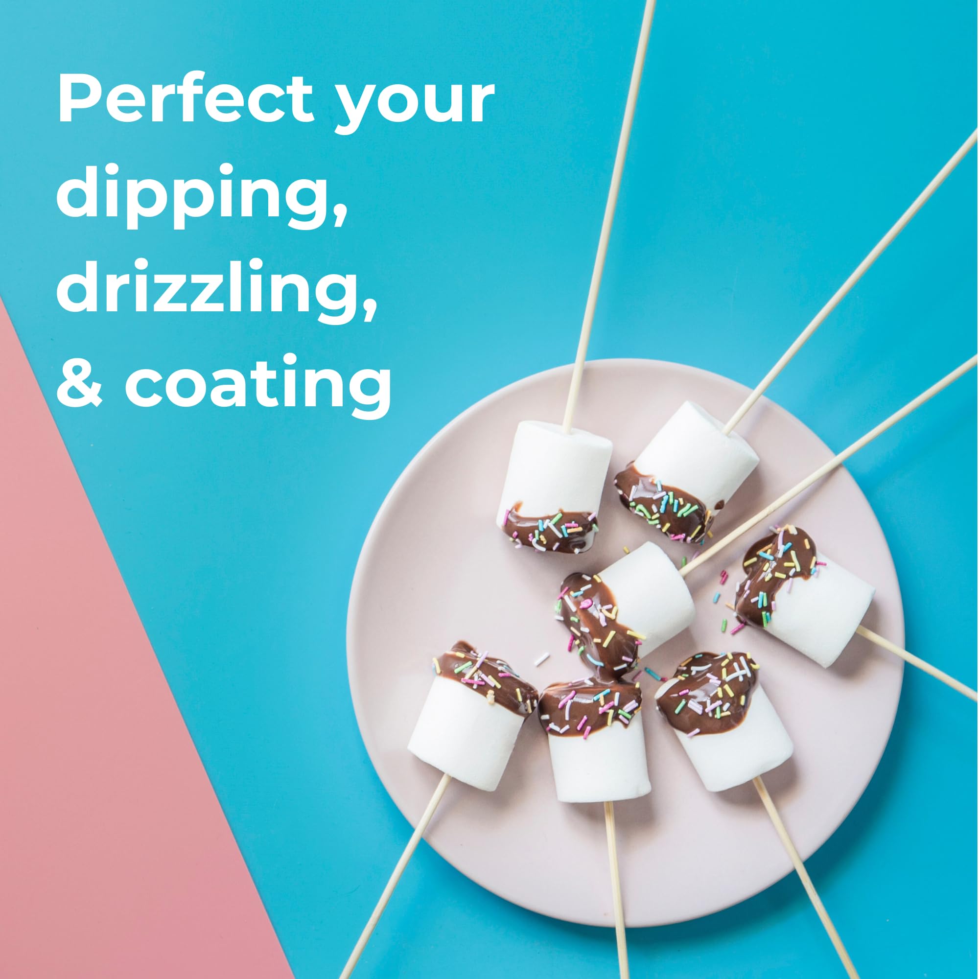 Paramount Crystals for Candy Melts & Chocolate - Edible Wax Flakes for Thinning Candy Coating, Dipping, and Fondue - Smooth Melting Aid for Cake Pops & Baking (4 ounce Bag)