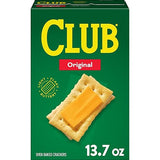 Club Crackers, Lunch Snacks, Snack Crackers, Original, 13.7oz Box (1 Box)
