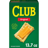 Club Crackers, Lunch Snacks, Snack Crackers, Original, 13.7oz Box (1 Box)