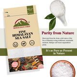 Himalayan Chef Sea Salt, All-Natural Fine Grain, 192 Ounce Sea Salt, Non-Iodized, No Additives, Unrefined Mineral Salt for Daily Cooking, 3 lbs/Each