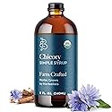 Bluestem Botanicals Organic Chicory Simple Syrup, 8 oz, Cocktail and Mocktail Mixer for Drinks, Non-Alcoholic