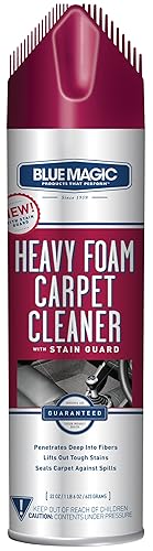 Blue Magic Heavy Foam Carpet Cleaner w/Stain Guard - 22 Ounce