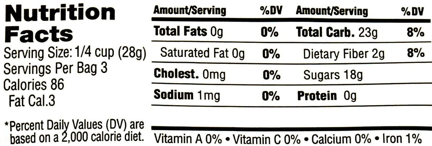 INTERNATIONAL HARVEST Organic Apple Juice Sweetened Cranberries, 3 OZ