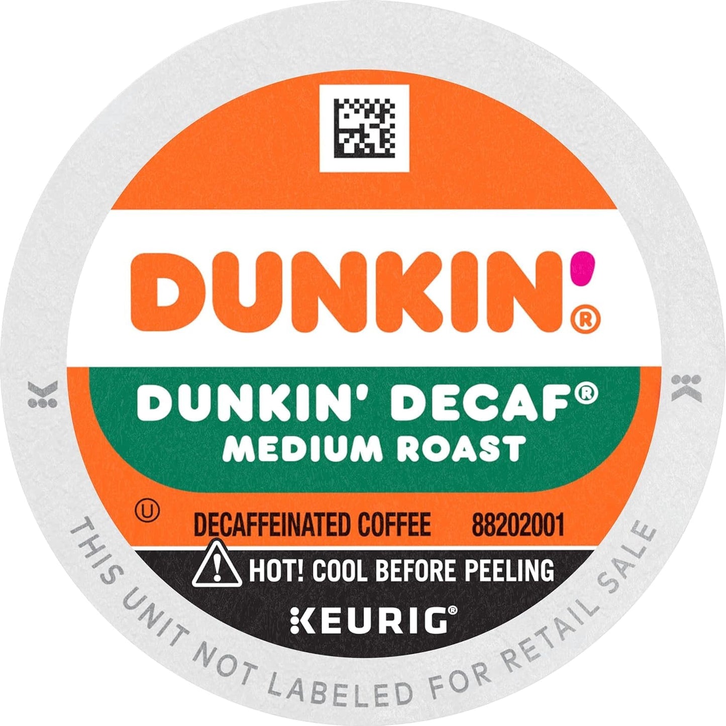 SOUTHERN BASICS Dunkin Donuts Decaf Original Flavor Coffee K-Cups For Keurig K Cup Brewers, Packaging May Vary (48 Count)