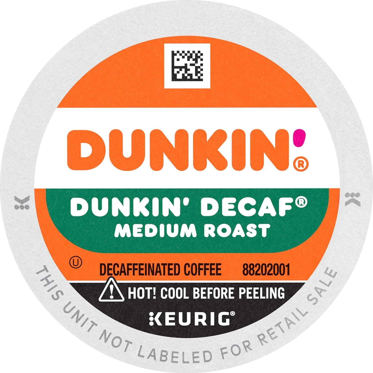 SOUTHERN BASICS Dunkin Donuts Decaf Original Flavor Coffee K-Cups For Keurig K Cup Brewers, Packaging May Vary (48 Count)