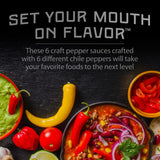 Melinda’s Pepper Sauce Challenge Collection - Extra Spicy Gourmet Hot Sauce Gift Set - Includes Jalapeño, Extra Hot Habanero, Chipotle, Red Savina