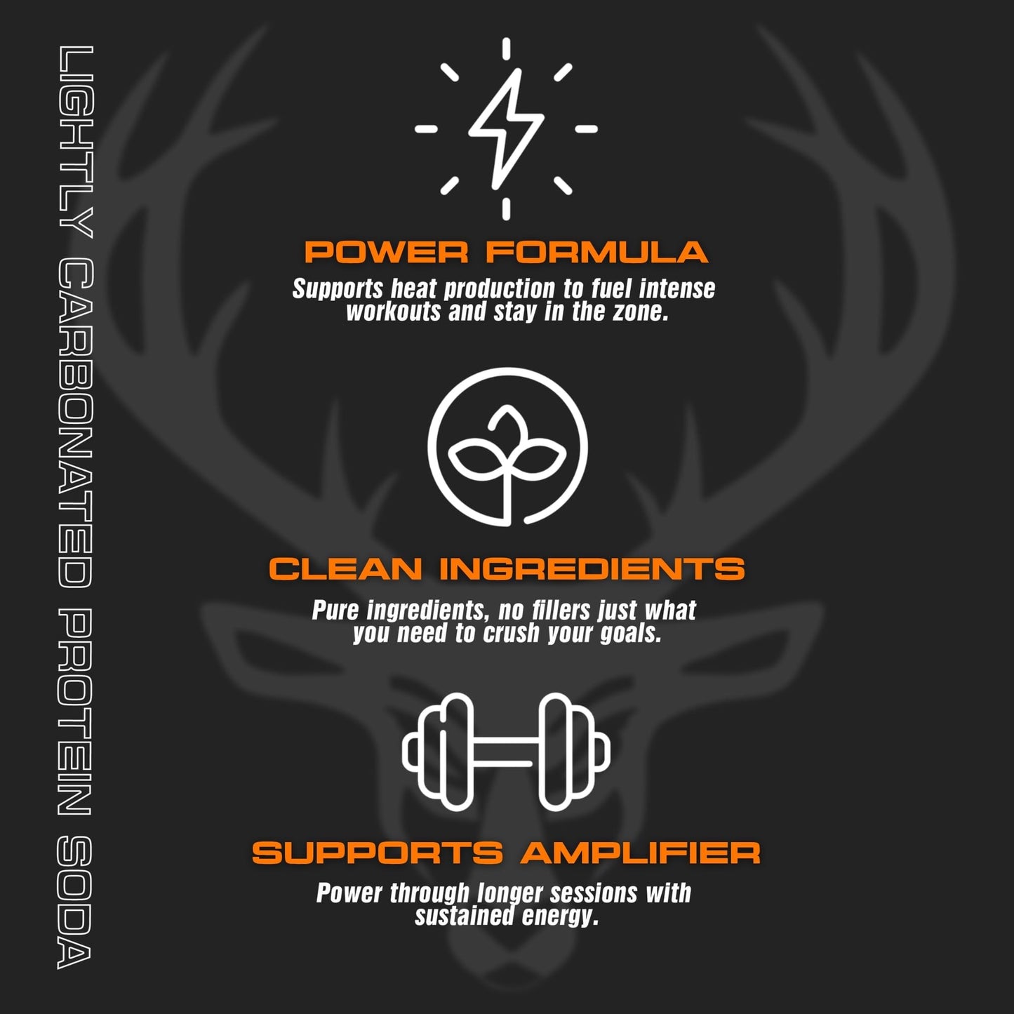 Bucked Up Lightly Carbonated Protein Soda | 25g Whey Isolate - Zero Sugar, Low Calorie, Caffeine Free, Clean Drink | Sparkling Protein Soda - 12 Pack