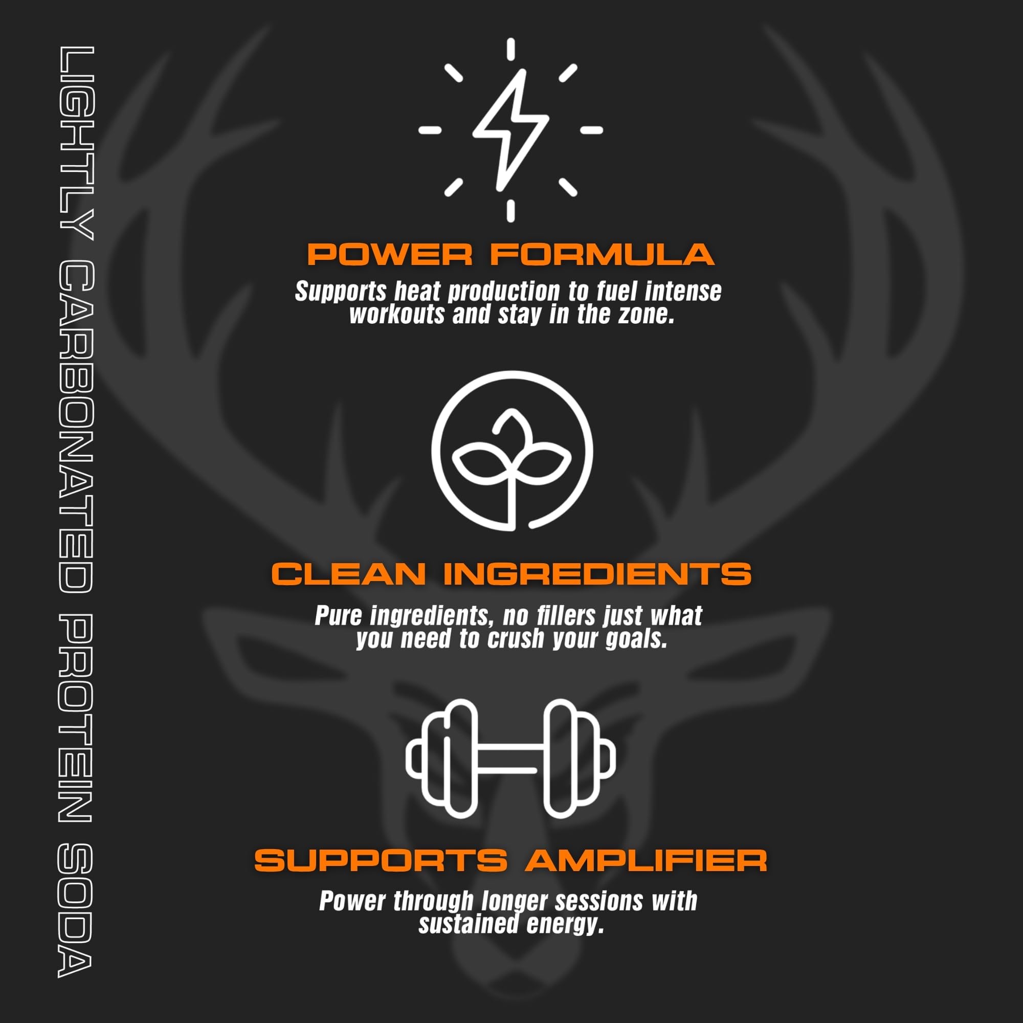 Bucked Up Lightly Carbonated Protein Soda | 25g Whey Isolate - Zero Sugar, Low Calorie, Caffeine Free, Clean Drink | Sparkling Protein Soda - 12 Pack