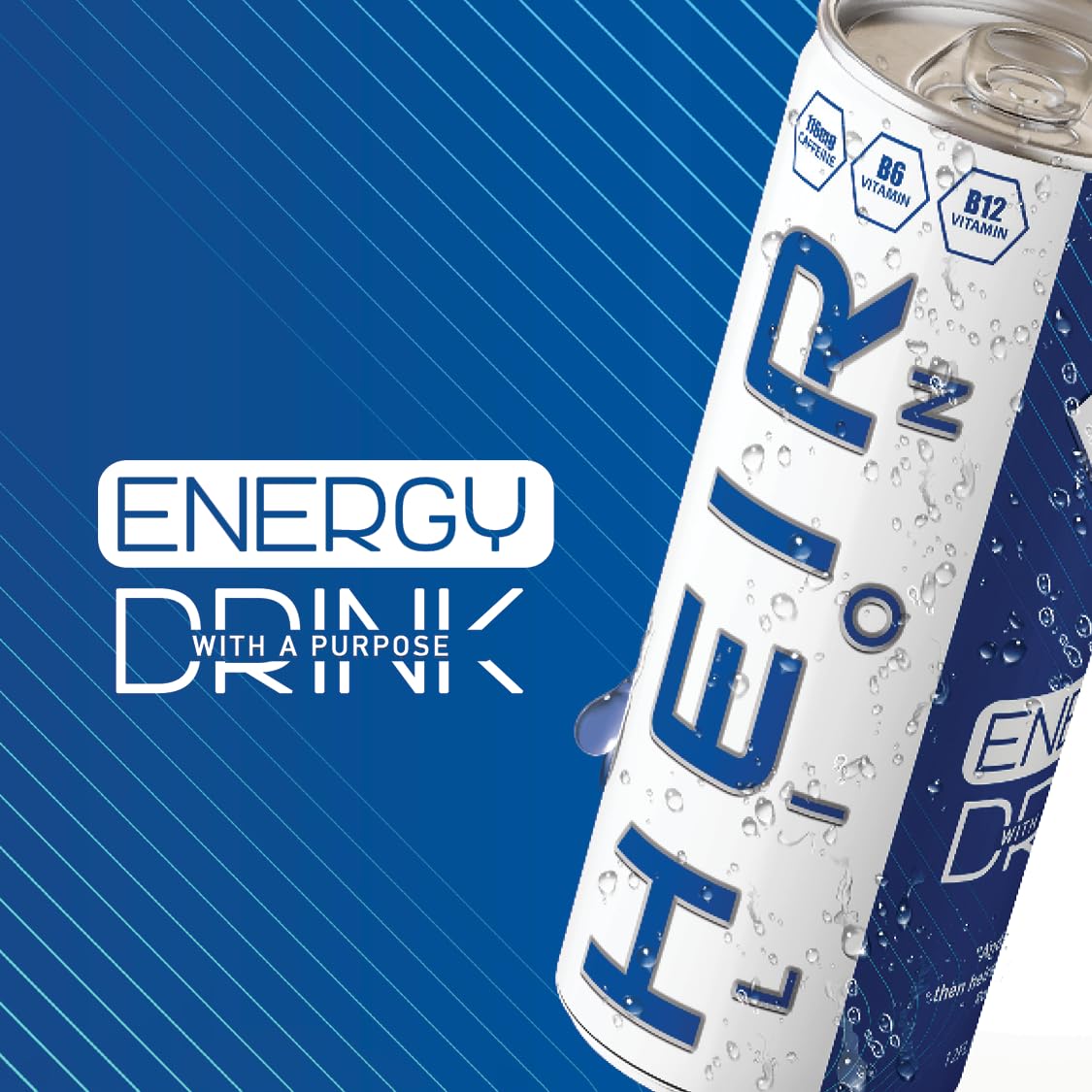 HEIR LION | The First Christian Energy Drink Natural Energy Drink - 12 Pack, 12oz Cans - Healthy, Low-Carb & Clean Energy - Natural Caffeine