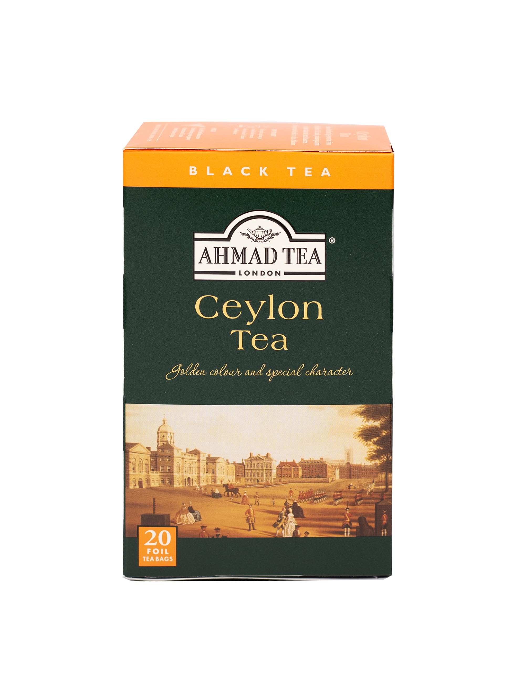 Ahmad Tea Ceylon Tea, 20-Count Boxes (Pack of 6)
