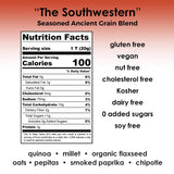 Laura’s Gourmet, Over The Top Savory Seasoned Ancient Grain Blends, "the Original" and “The Southwestern,” Combo 10 oz. Tins, 2 Pack, All-Natural