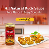 Sun Luck Duck Sauce 7 oz (3 Pack) - Sweet & Tangy Chinese-Style Dipping Sauce for Egg Rolls, Wontons & Appetizers; Also a Flavorful Marinade & Glaze