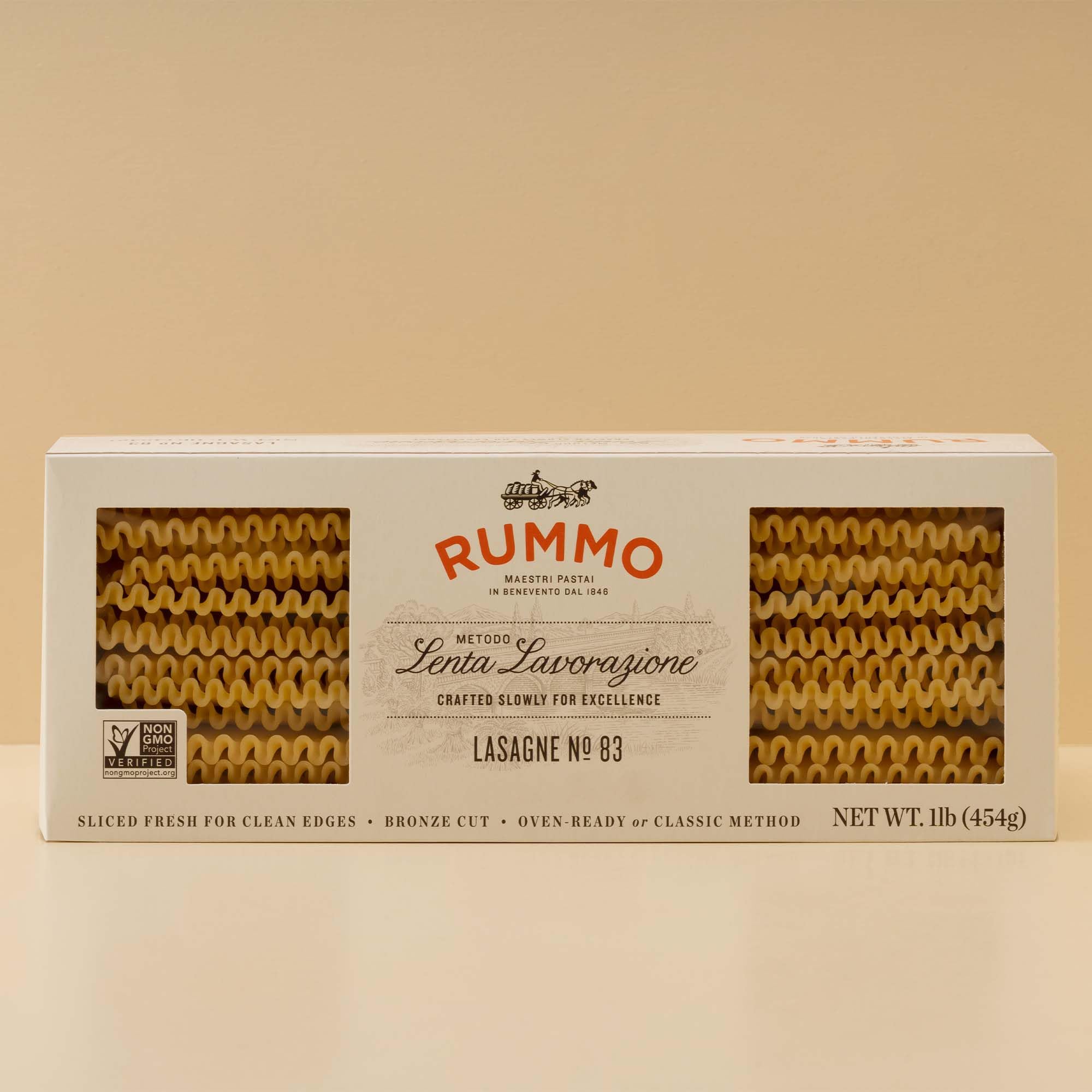 Rummo, Pasta Lasagne Wavy, 16 Ounce