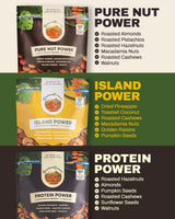 SteadyCrunch High Protein Trail Mix Variety Pack - Assorted Mixed Nuts and Dried Fruit - Non-GMO, Vegan & Gluten Free - High Protein Snacks for Adults