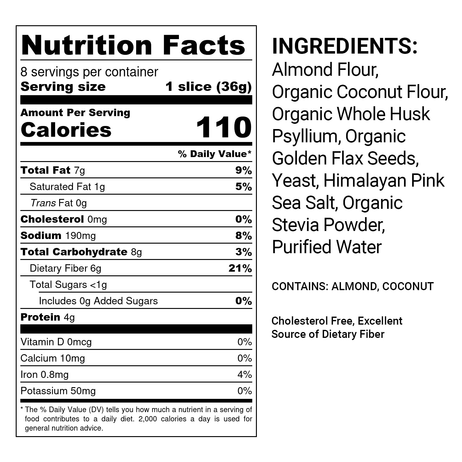 Yez! Artisan Golden Flax Keto Bread - Clean Keto, Paleo, Vegan - Lectin Free, Low carb, Gluten free, Wheat free, Grain free, Soy free, Diabetic