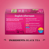 Twinings Tea, English Afternoon Tea 2-Pack - Uplifting and Refreshing Caffeinated Black Tea Bags Individually Wrapped, 20 Count Each