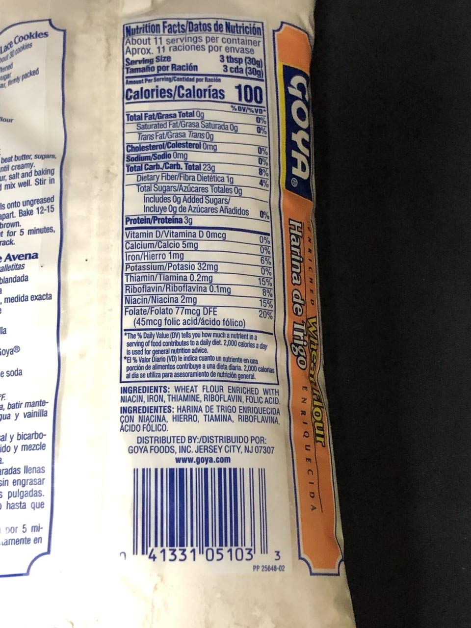 Goya Wheat Flour 12 oz - Harina de Trigo