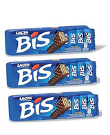 BIS Lacta - Chocolate Wafer - 4.94 Oz (PACK OF 3), Chocolate ao Leite - 140g