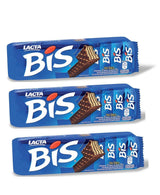 BIS Lacta - Chocolate Wafer - 4.94 Oz (PACK OF 3), Chocolate ao Leite - 140g