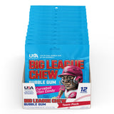 Big League Chew Curveball Cotton Candy Bubble Gum - Tasty Cotton Candy Delight | Ideal for Baseball Games, Teams, Concessions, Parties, and More |