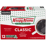 Krispy Kreme Classic Keurig Single-Serve K-Cup Pods, Medium Roast Coffee, 12 Count