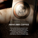 Akha Ama Whole Bean Coffee Blend, Thai Coffee Beans, Light Espresso Roasted, Full City Blend, Single Origin Roasted Coffee Bean from Thailand, 8.8 oz