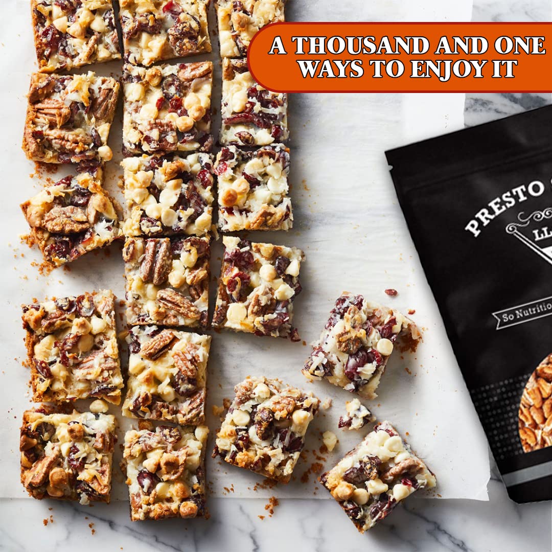 Presto Sales Chopped Pecans 80 Oz | Raw, Unsalted, Natural | Non-GMO, Keto/Paleo, Vegan | Chopped Pecans | Cholesterol Levels, and Reduces Several