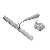 xinTTree Shower Squeegee Squeegee for Shower Glass Door Bathroom Windows Kitchen Mirror and car Glass Most Practical 10 inch Durable Handle Silver