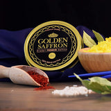Golden Saffron, Finest Pure Premium All Red Saffron Threads, Grade A+ Super Negin, Non-GMO Verified. For Tea, Paella, Rice, Desserts, Golden Milk