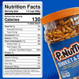 P-Nuttles Sweet & Salty Snack Mix, 34 Oz Jar (Pack of 1) - Butter Toffee Covered Peanuts with Dried Cranberries, Pretzel Sticks & Roasted Corn